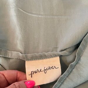 Pure Fiber Light Green duvet cover set